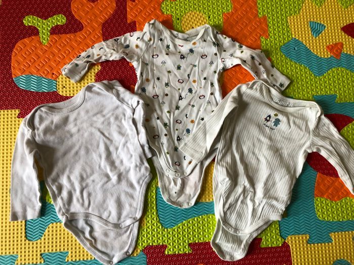 Lot de 3 bodies Sergent Major, 67cm