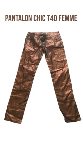 Pantalon chic T40 femme 👖