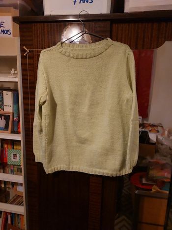 Pull tricoté main femme taille 42