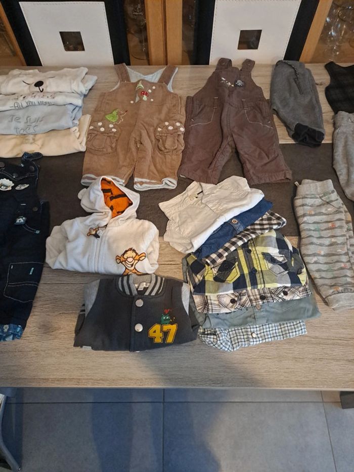 Gros lot garcon hiver 3 mois (56 vetements) - photo numéro 4