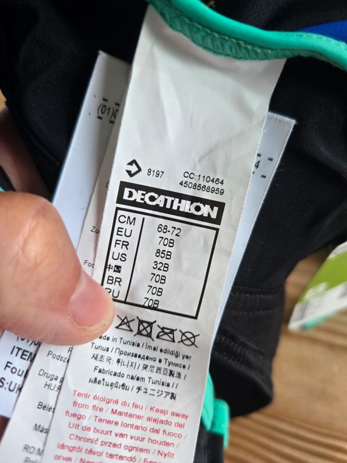 Haut de maillot de bain decathlon 85B - photo numéro 3