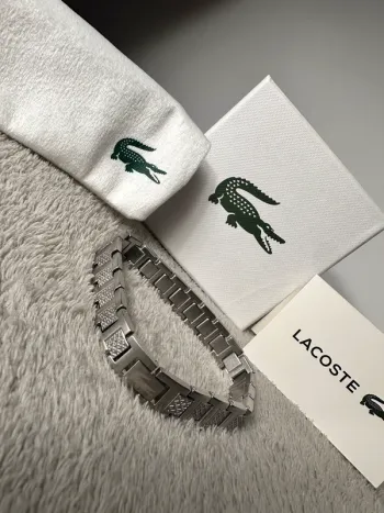 Bracelet Lacoste métropole argent