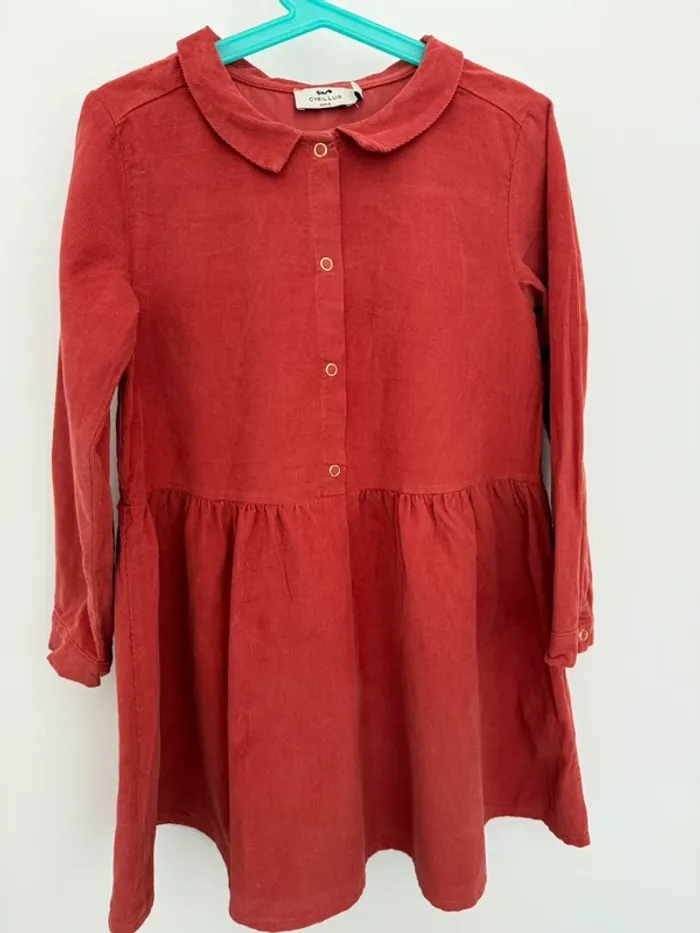 Robe velours Cyrillus 8 ans