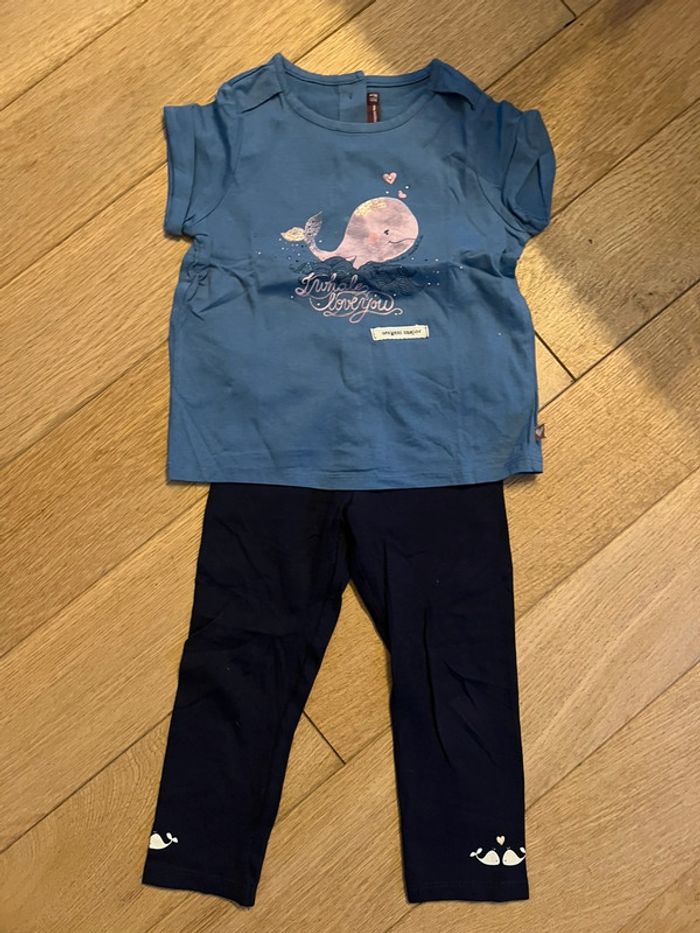 Vend ensemble sergent major fille 3 ans très bon état