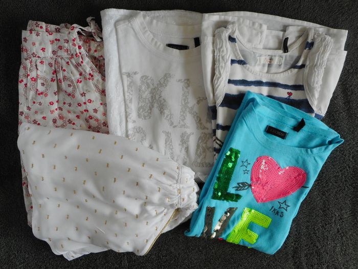 Lot vêtements été Filles - 7 pièces - 5 ans