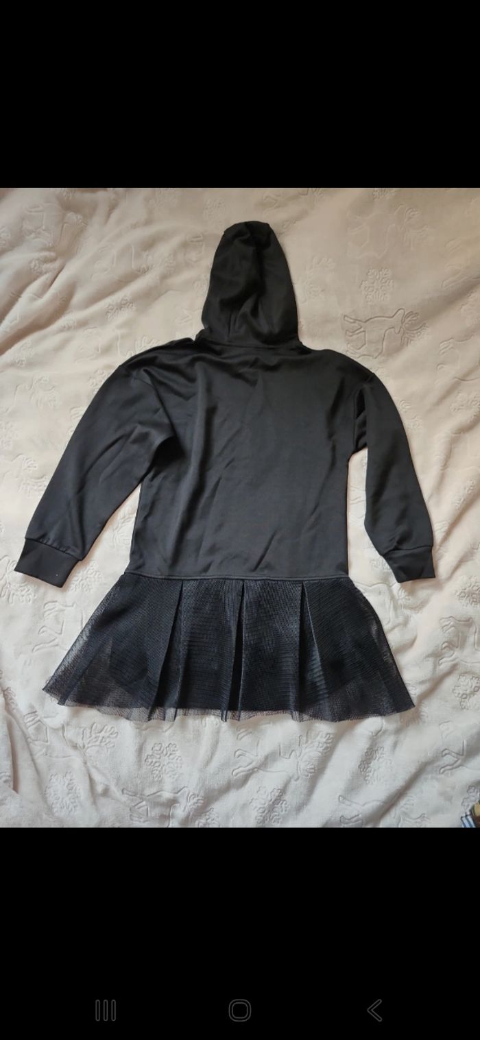 Robe bi-matière dkny noir - photo numéro 2