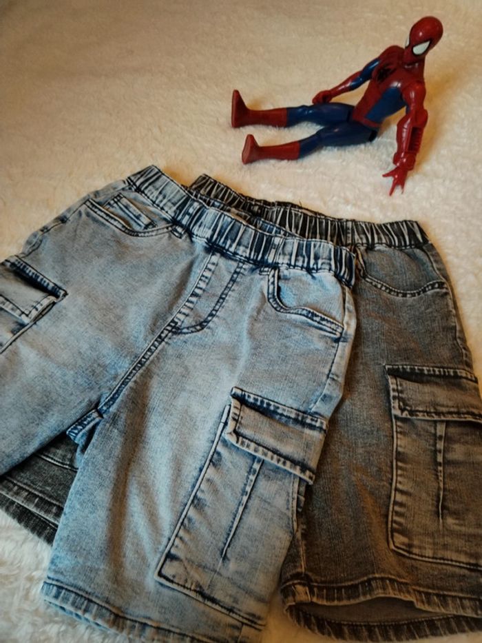 Lot de 2 bermudas jeans souple 6ans - photo numéro 6