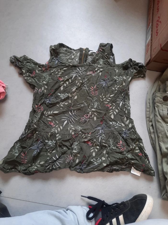 Haut fluide manche courte