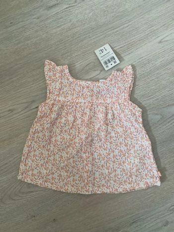 T-shirt tunique Obaibi Obaïbi taille 6 mois Neuf