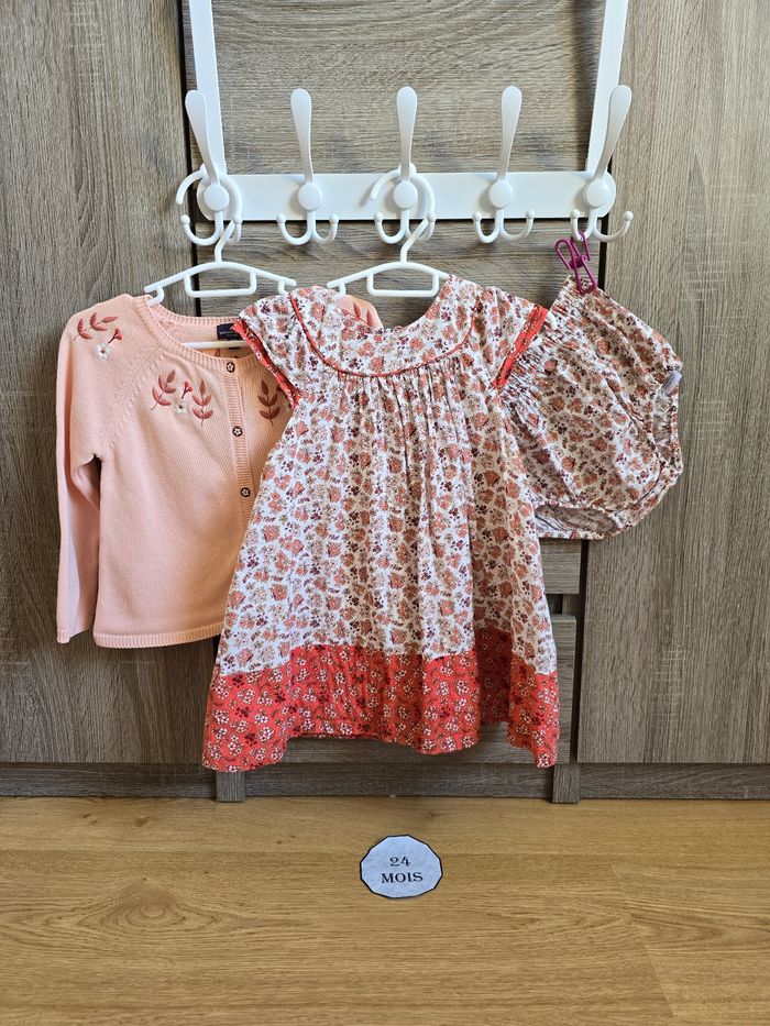Vêtement Bébé Fille - Robe + Gilet - Sergent Major - 24 mois 86 cm
