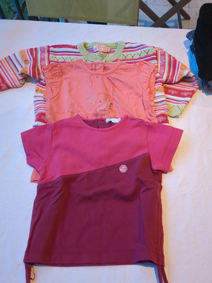 Super Lot vêtements bébé fille 12 mois - 20 pièces - photo numéro 8