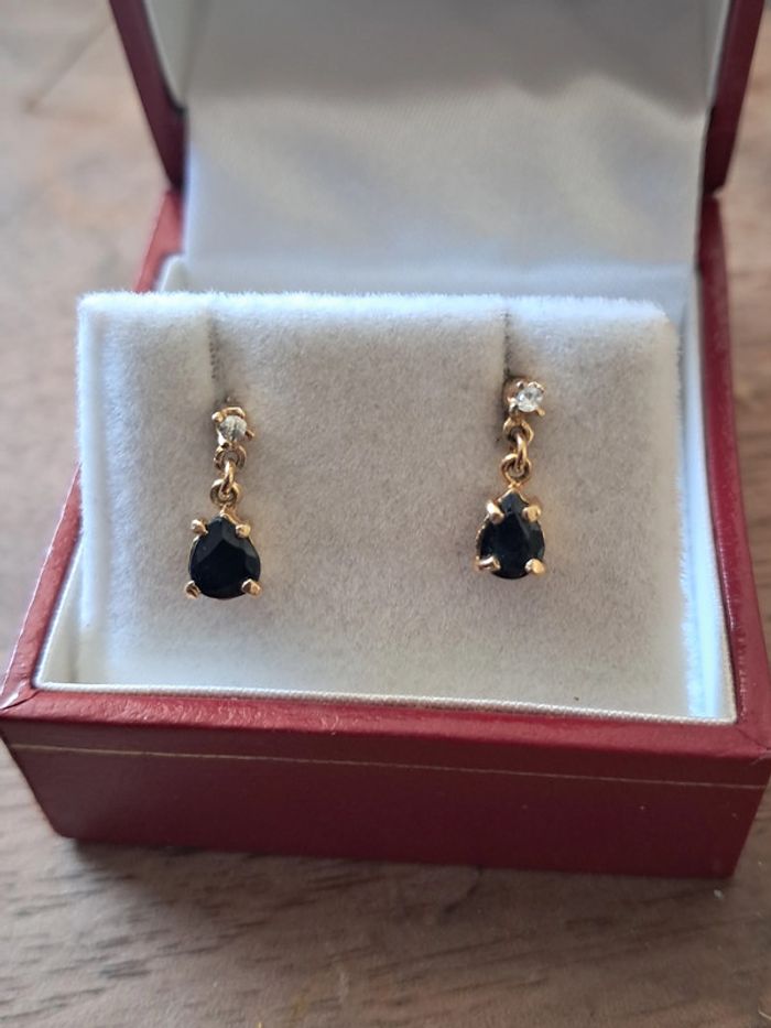 Petites boucles d oreilles goutte - photo numéro 2