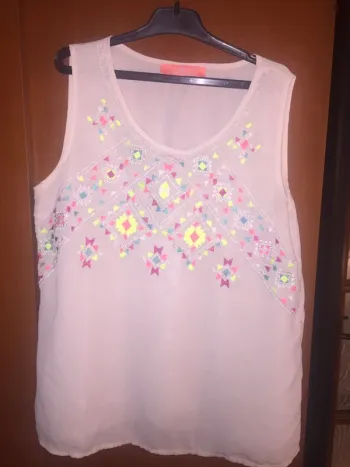 Dvardeur rose à motifs colorés Cache-Cache taille 40