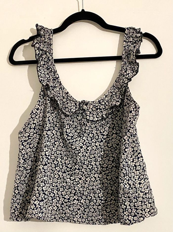 Débardeur a fleurs Taille M - photo numéro 3