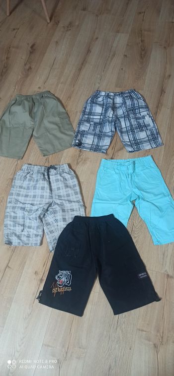 5 bermudas 10  ans