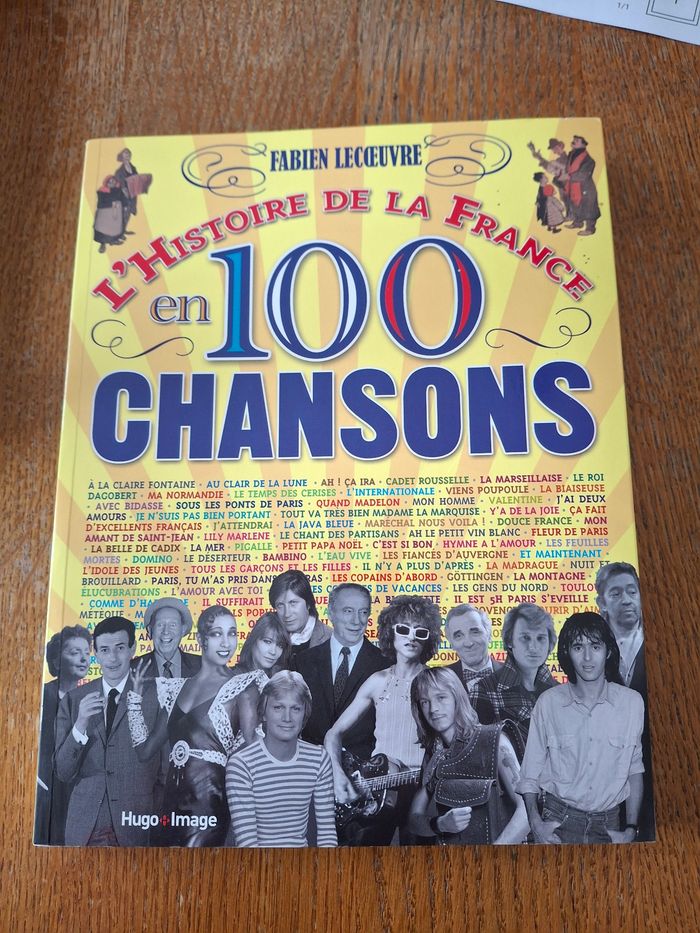 Livre l'Histoire  de la France en 100 chansons