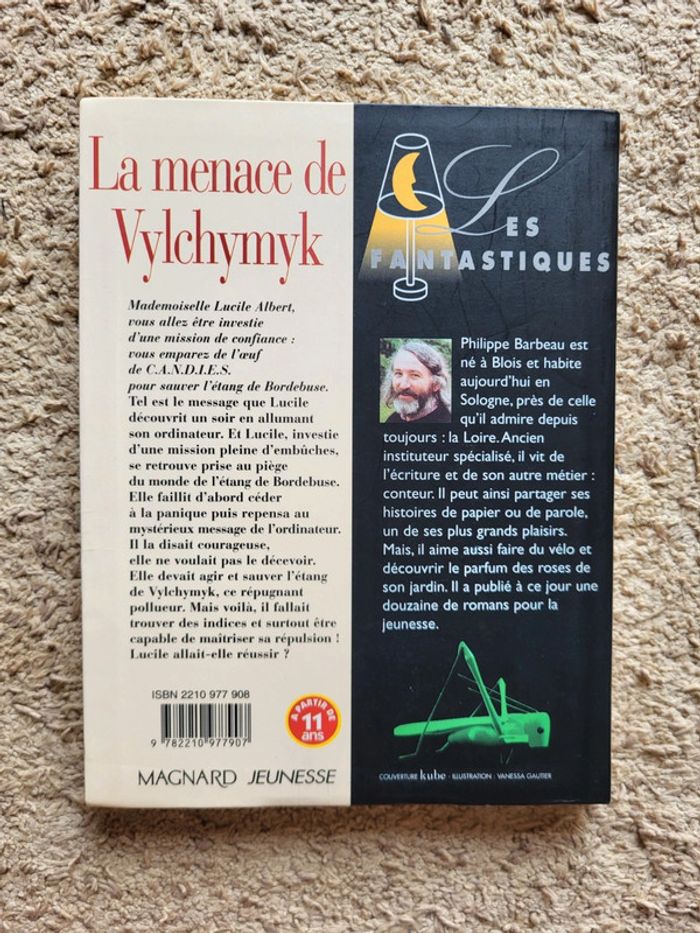 Livre La menace de Vylchymyk de Philippe Barbeau – Collection Les Fantastiques - photo numéro 2