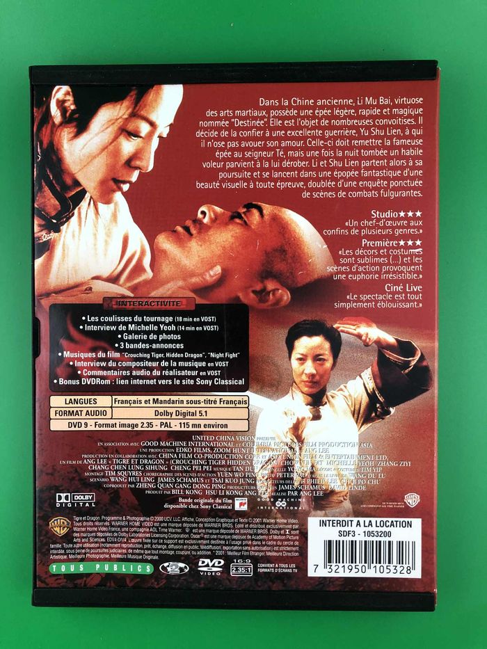 Tigre et dragon DVD - photo numéro 2