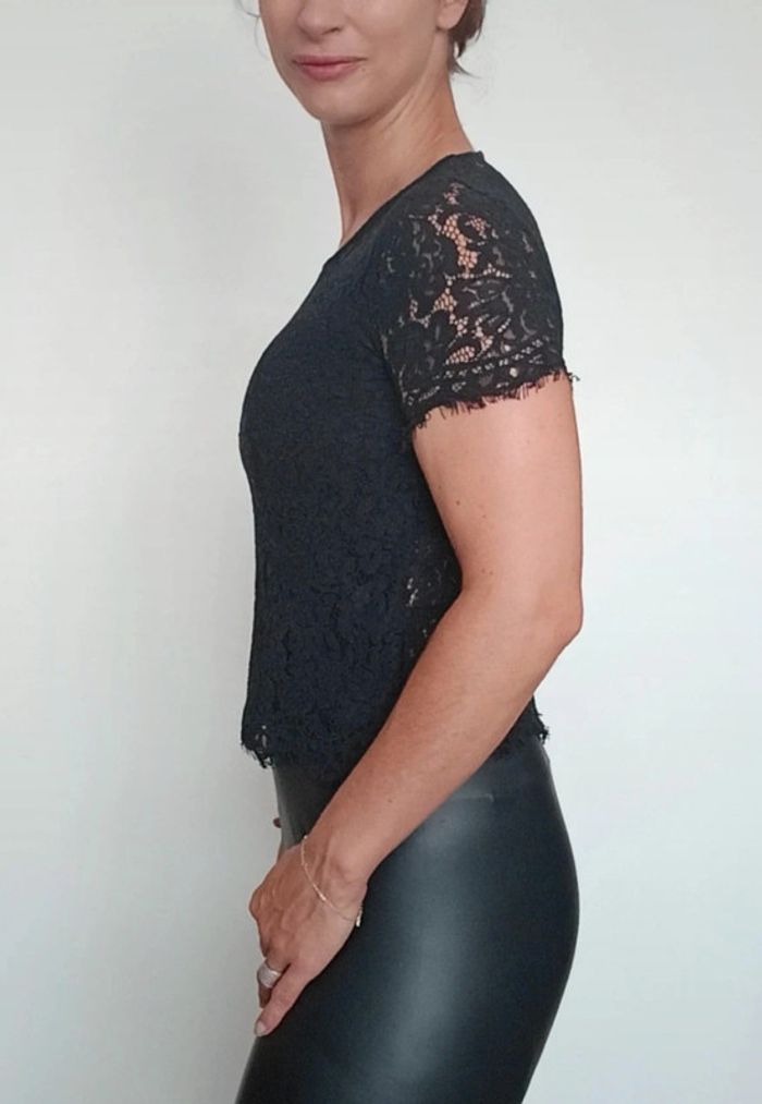 Blouse manches courtes dos dentelle 34 - photo numéro 5