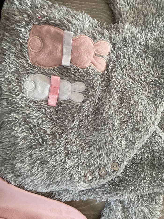 Ensemble chaud hiver bebe fille gilet t shirt pantalon 6 mois - photo numéro 4