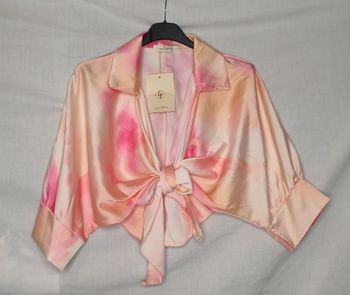 Boléro abricot/rose