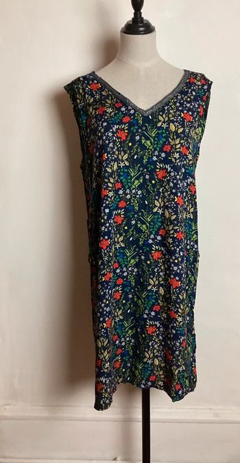 Robe marine fleurie Lili&Lala 40