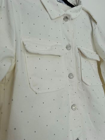 Veste longue en jean