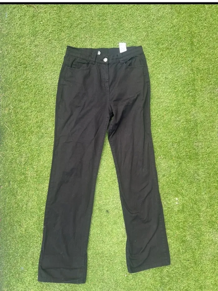 Pantalon droit noir chic ou bureau - Caroll - taille 40