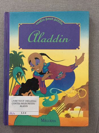 AA14-Contes pour petits « Aladin » NEUF