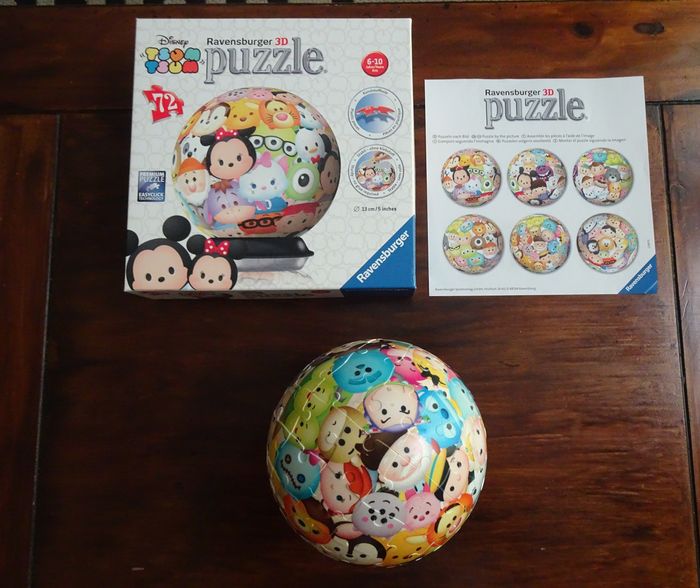 Ravensburger Puzzle Ball 3D Disney Tsum Tsum 72 pièces