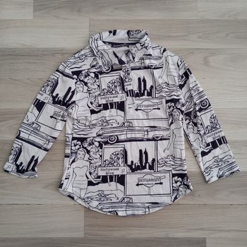 Chemisier femme à manches longues à motifs Jennyfer taille M