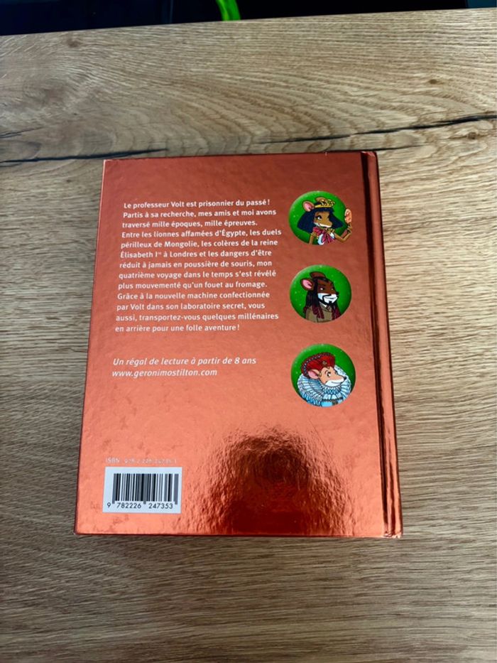 Livre Geronimo Stilton Hors collection : Le Voyage dans le temps / Parfait pour les Enfants - photo numéro 2