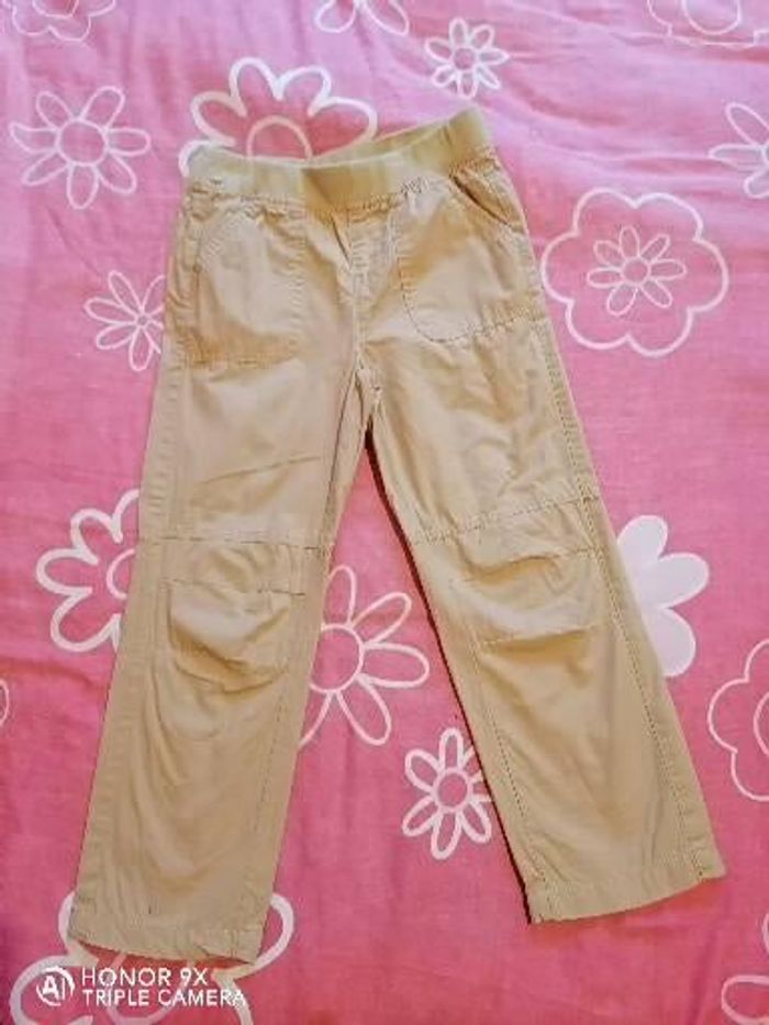Pantalon toile beige 5 ans
