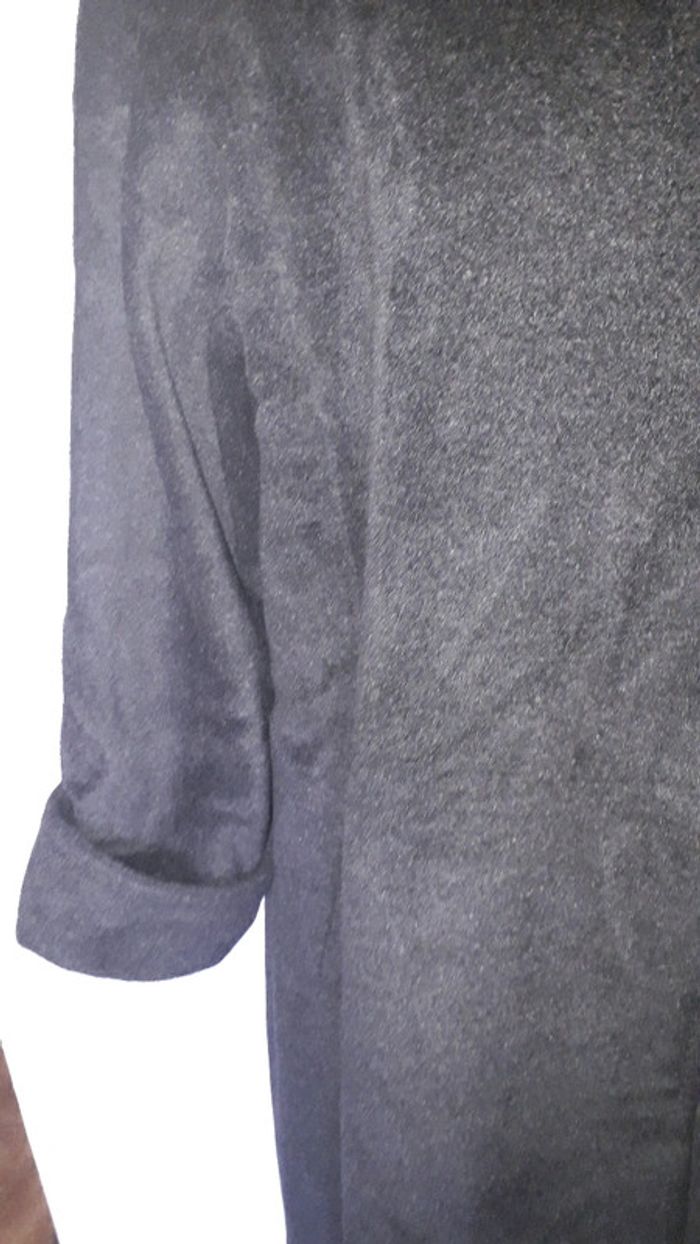 Manteau angora laine gris taille 2 - photo numéro 2