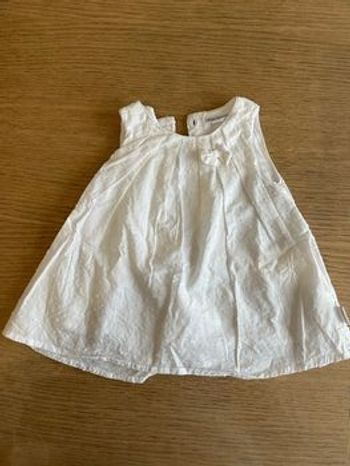 Robe blanche 3 mois