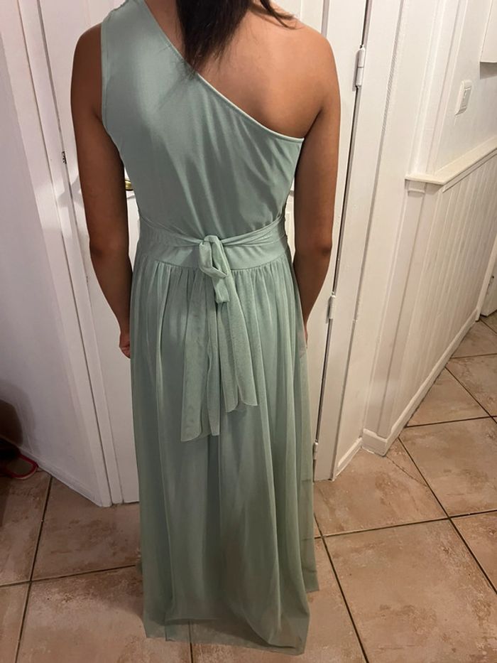 Robe vert sauge taille S/M - photo numéro 2