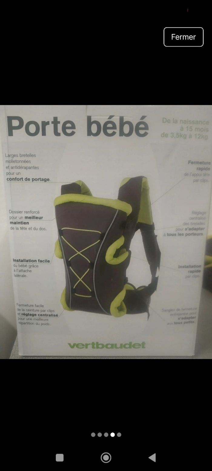 Porte bébé - photo numéro 2