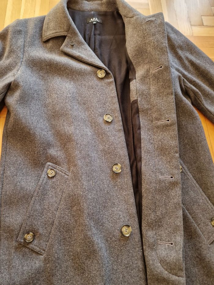 Manteau en laine APC - photo numéro 5