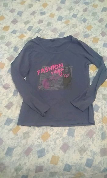 Tee shirt manches longues fille 14a   10