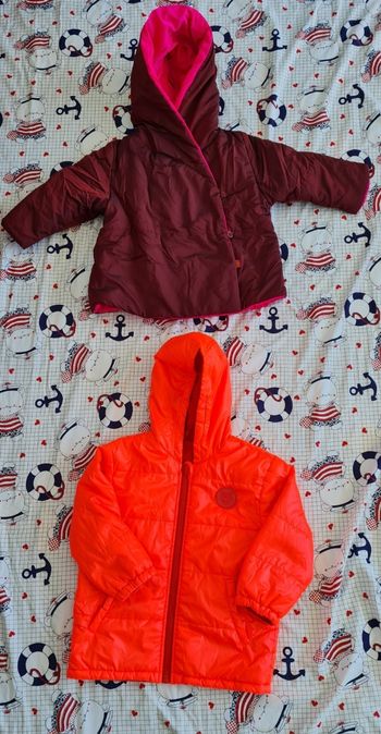 Lot de vestes enfant fille