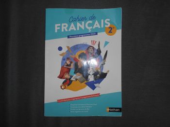 Livre: Cahier de français, 2de (Nathan)