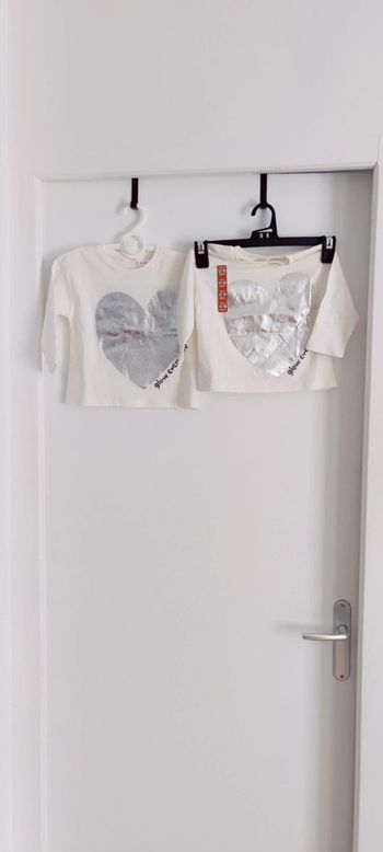 T shirt jumelle T 12-18 mois