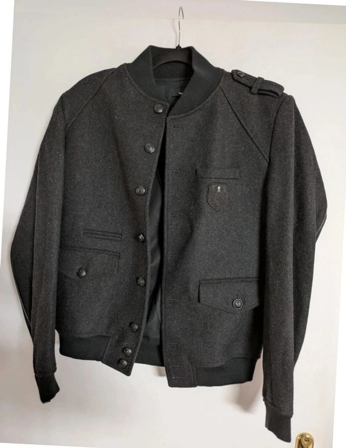 Blouse aviateur en laine vierge The Kooples