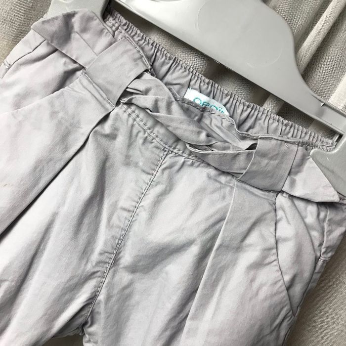 Pantalon doublé jolie ceinture 12 mois Obaibi