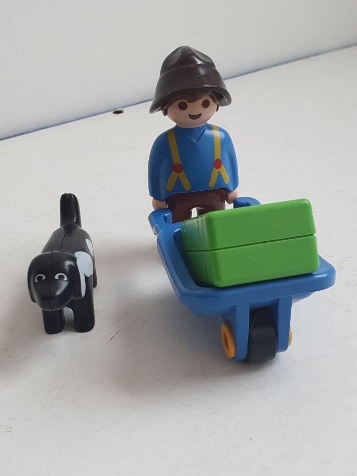 Playmobil 123 fermier et don chien
