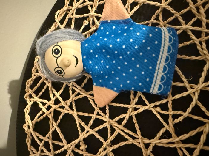 marionnettes à doigts bois tissu - photo numéro 7