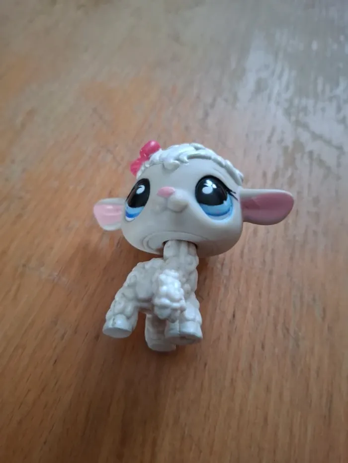 Petshop mouton Authentic Littlest Pet Shop #879 Sheep Lamb / Original Hasbro LPS - photo numéro 3