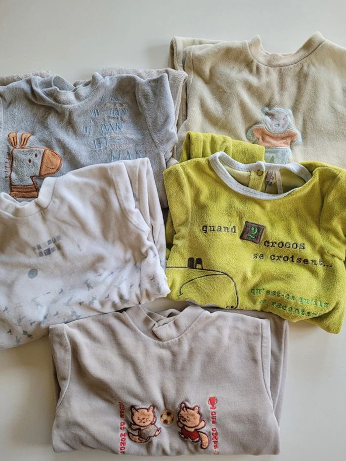 Lot 5 pyjamas - 18 mois
