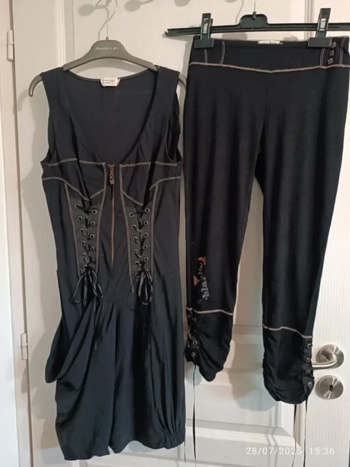 Ensemble Robe, tee shirt et legging La Mode est à Vous - photo numéro 5