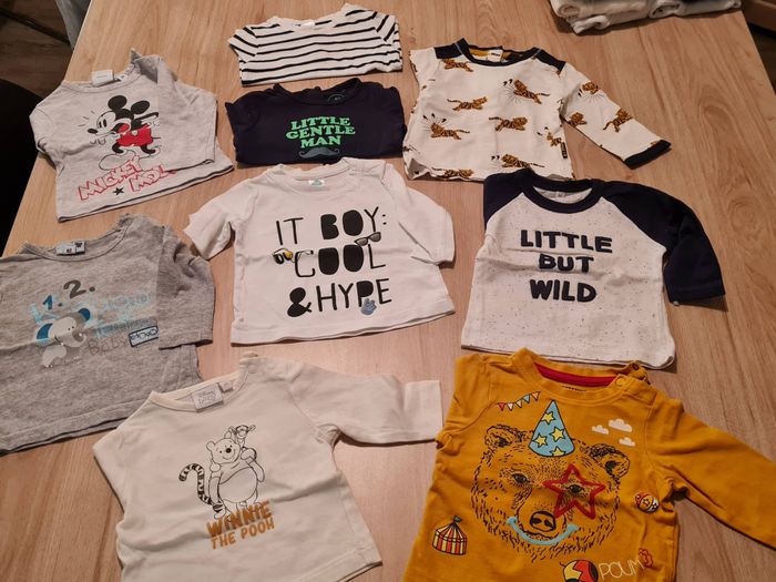 Lot de 9 haut manches longues + 1 offert